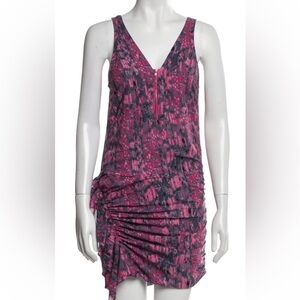 IRO Charla Zip-Front Mini Dress NWOT